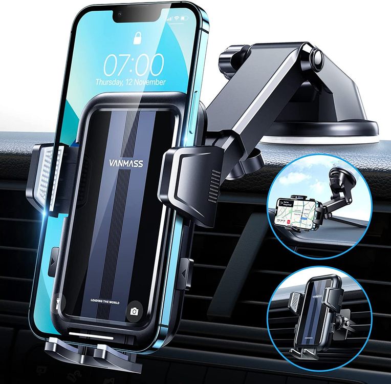 Handyhalterung Auto Armaturenbrett Universal KFZ Handy Smartphone Navi  Halter