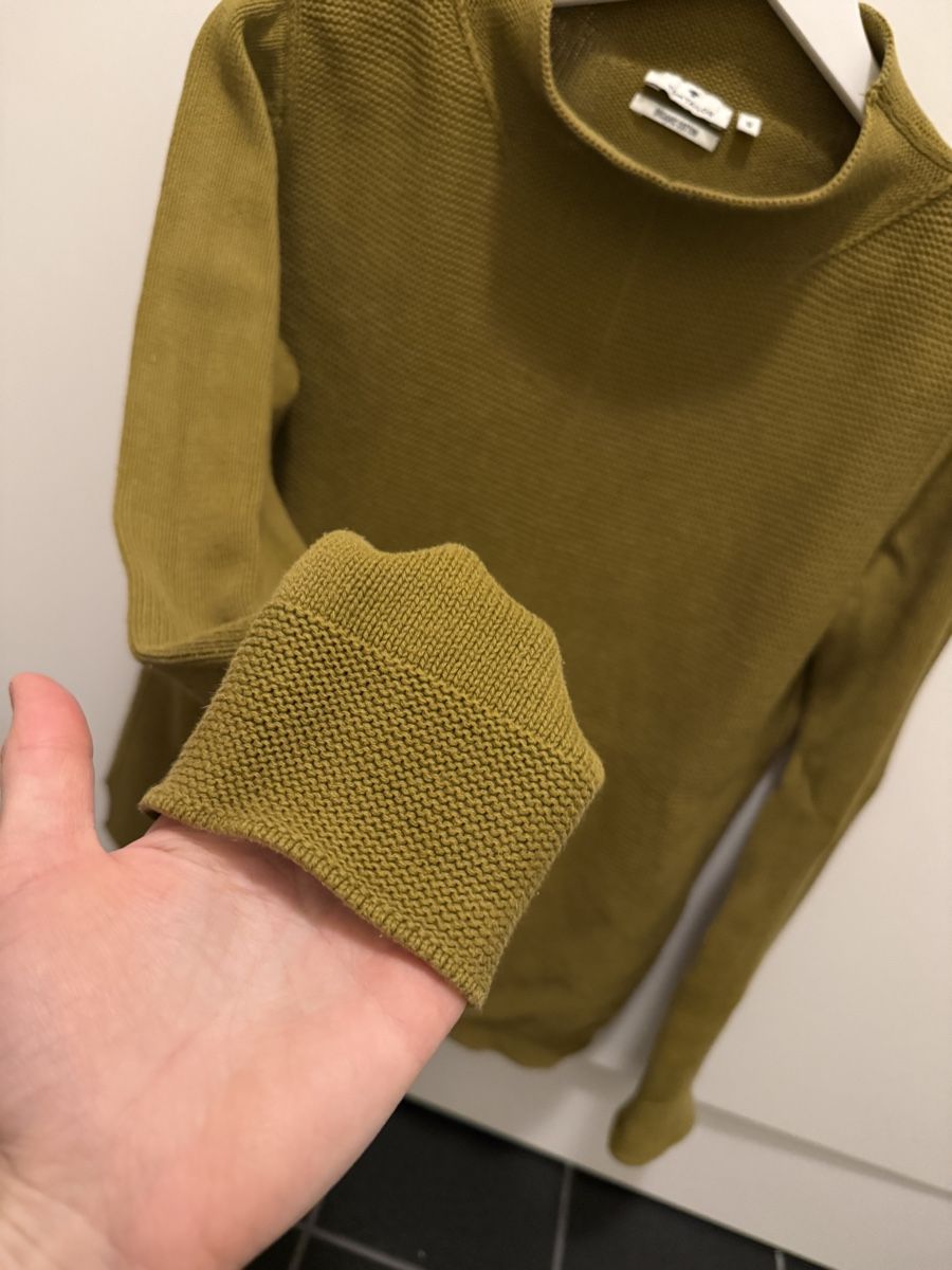 Tom Tailor Maglioni & Felpe: Tom Tailor Strickpullover, Gr. S, Olive Organic Qualitat – Usato da Lenzburg venduto da Reniss_ 2