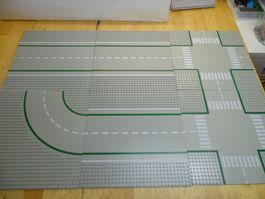 Lego 6 x Diverse Strassenplatten (2)
