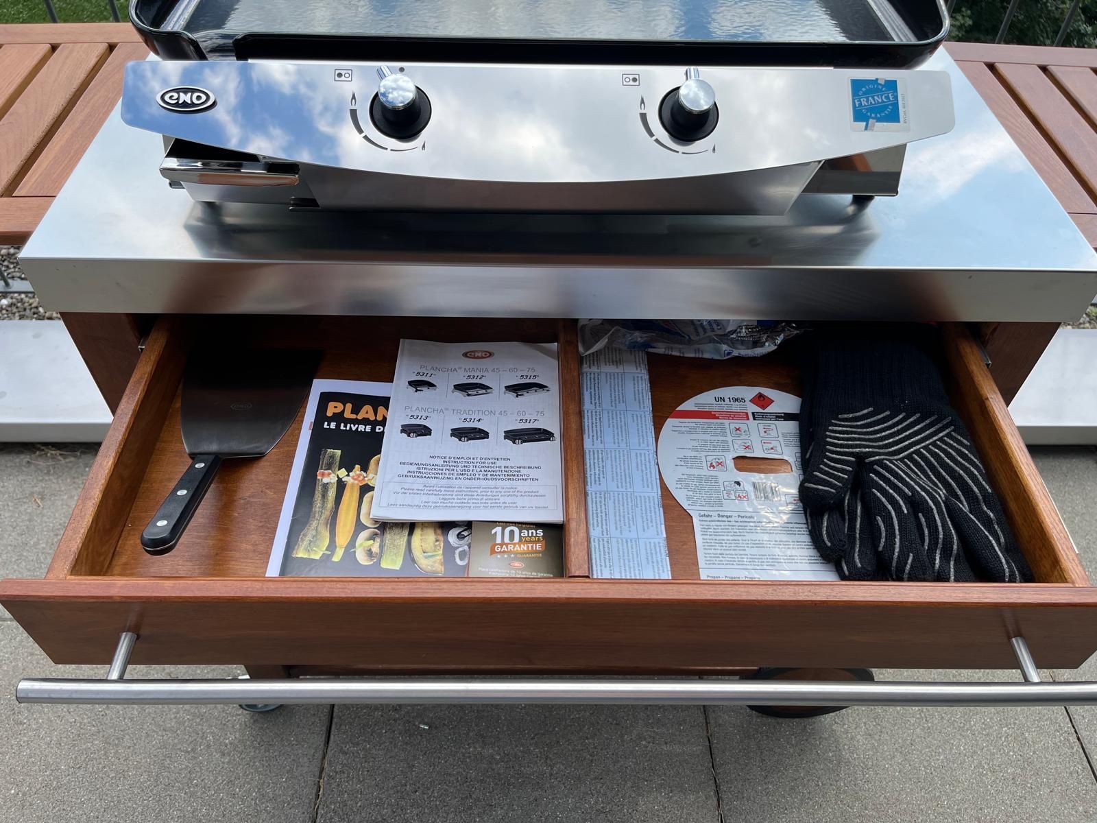 Griglie: Eno Plancha 60 Grill inkl. Gestell – Usato da St. Gallen venduto da SienaJoana 5