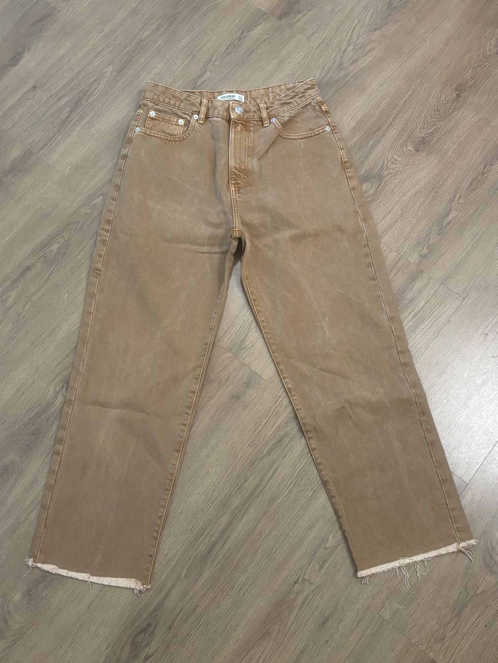 Pull&Bear Jeans: Jeans beige - Pull and Bear -  Gr. 38 – Neuf (Voir description) à Brügg BE par doppelsalchow