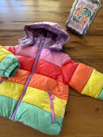 STELLA MC CARTNEY ❄️🌈💕 Doudoune Girl’s Winter Jacket - 3 Y