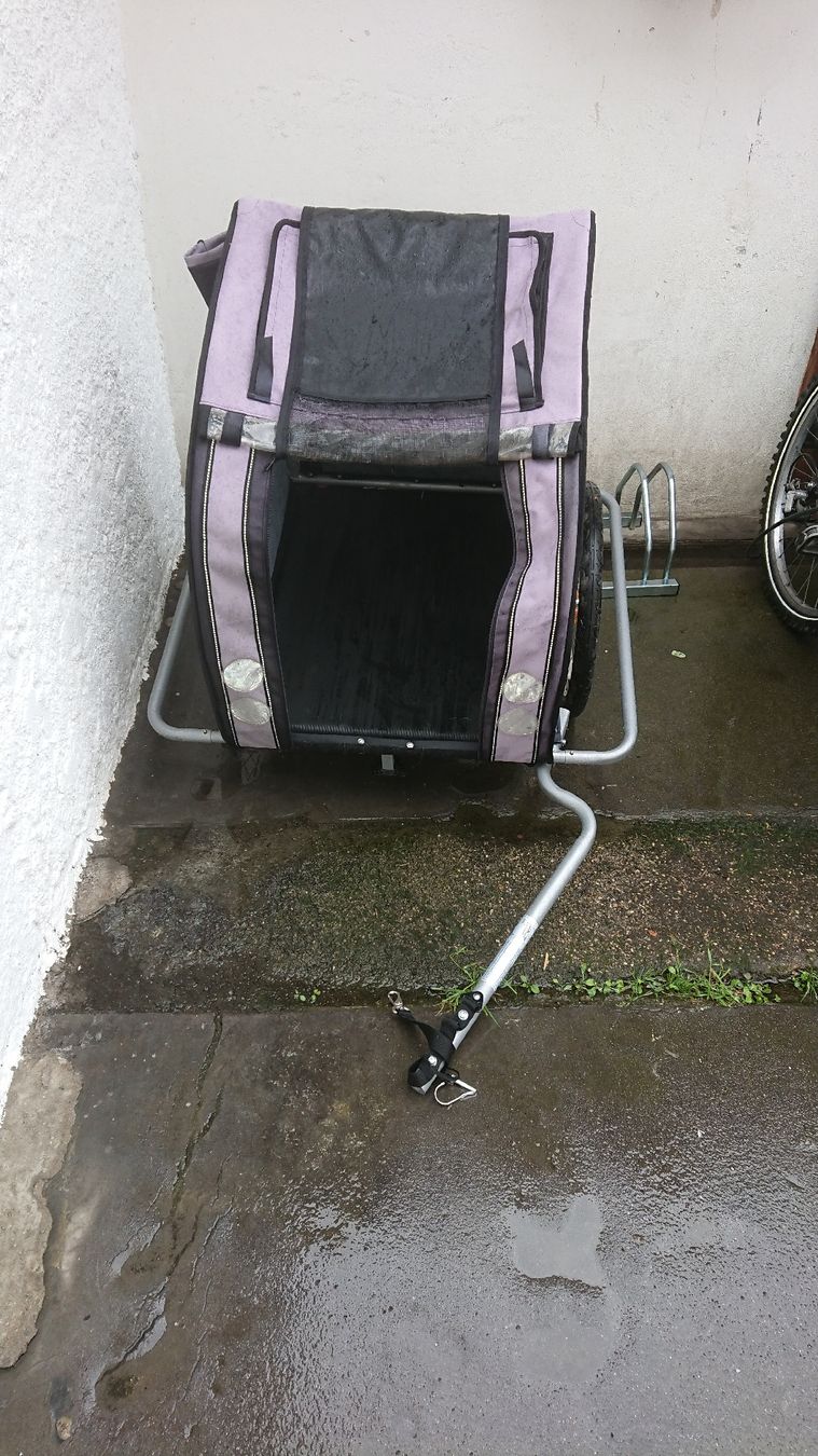 Rimorchi: Remorque vélo à chien ou animaux. – Usato da Le Landeron venduto da woodybiker2882 2