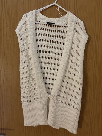 Damen 100% Baumwolle gehäkelte Gilet ⭐️🌸⭐️