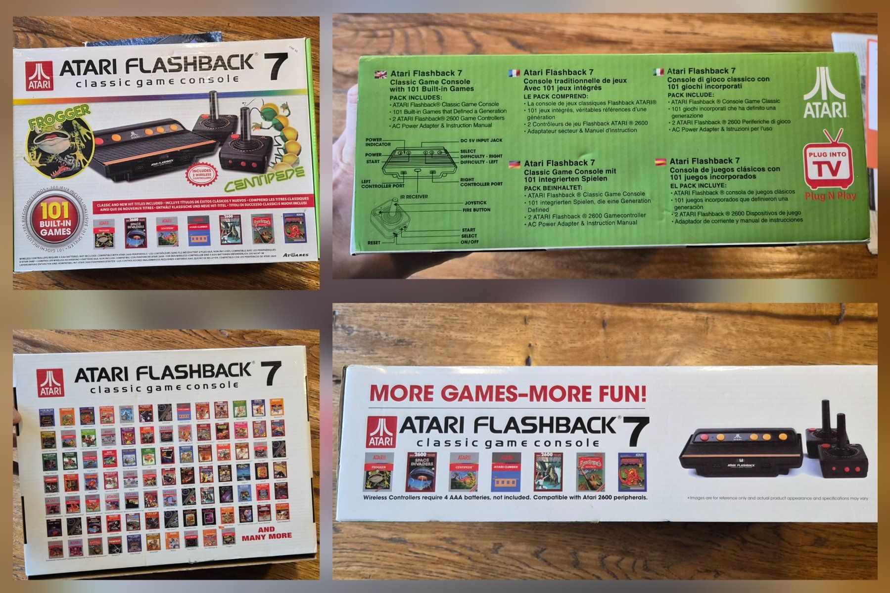 Atari Konsolen: Atari Flashback 7 Spielkonsole mit 101 integrierten Spielen – Gebraucht aus Reigoldswil von RetroGames.Zone 1