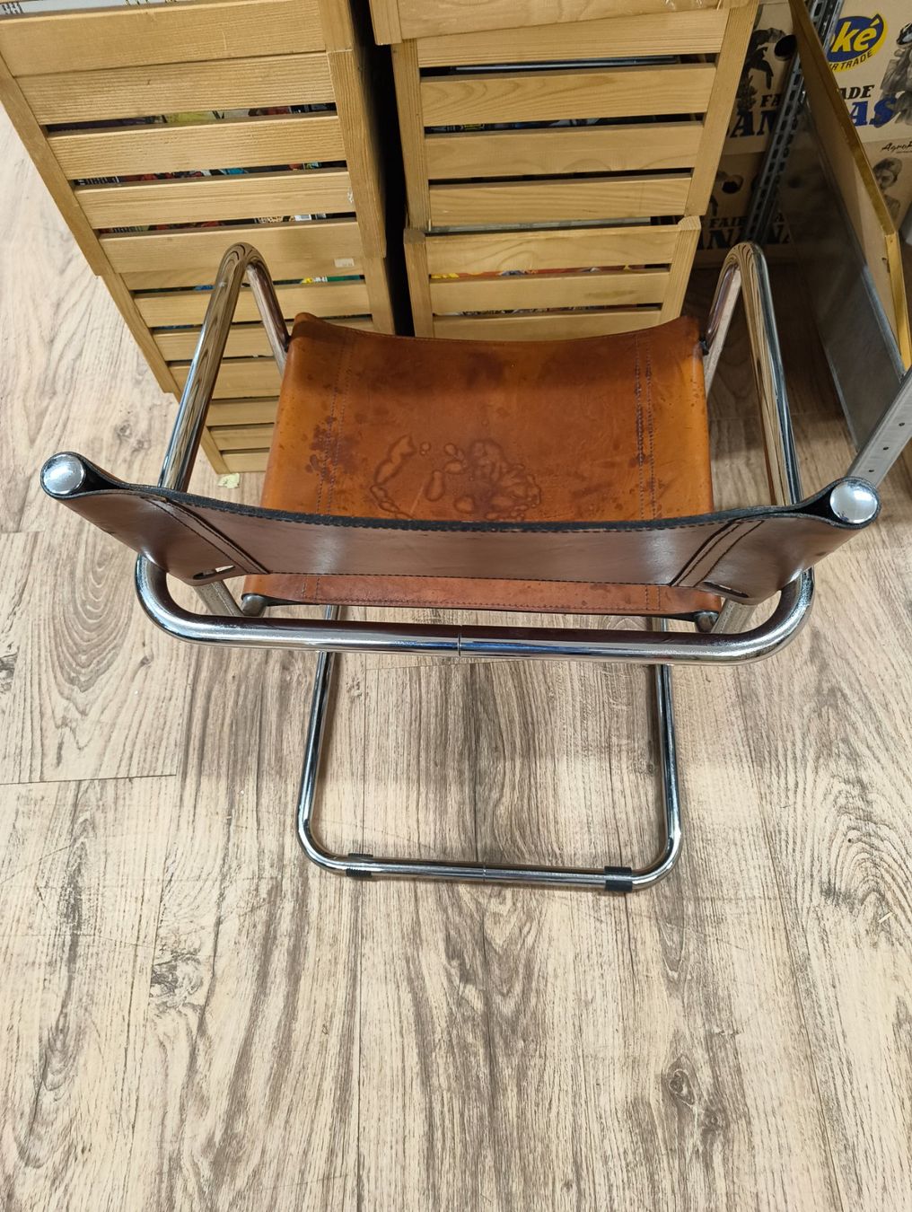 Stühle: Leder Freischwinger – Gebraucht aus Basel von bk_brockibasel 5