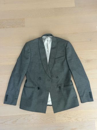Costume gris double boutonnage Isaac Dewhirst taille 46