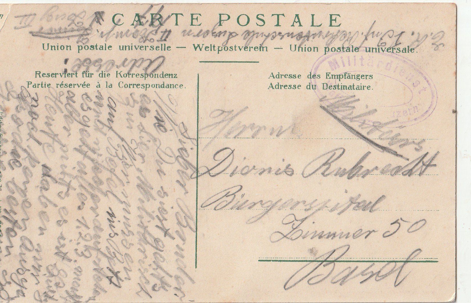 Cartoline postali: 6 Karten Militär – Usato da Lumbrein venduto da made02 6