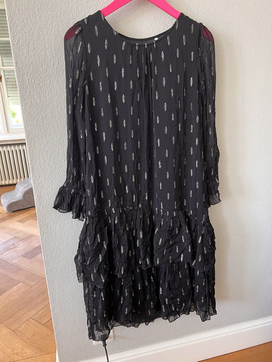 Rich & Royal Kleider: Kleid Rich&Royal, Gr. 34, schwarz mit Silber – Gebraucht aus Solothurn von Brini06