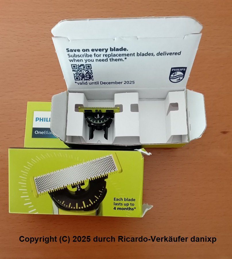 Philips Rasoi & Lamette da barba: Philips OneBlade Ersatzklinge / Original / Günstig – Nuovo (secondo la descrizione) da Zürich venduto da Danixp
