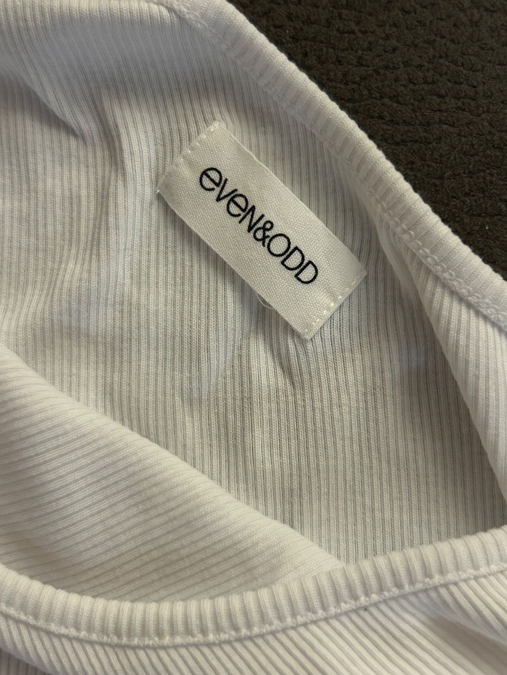 Top: Even&Odd One-Shoulder Crop Top Weiss Gr. S – Usato da Oberkulm venduto da angela_05 1