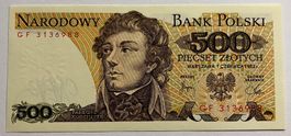 Polen 500 Zlotych 1982 Neuwertig