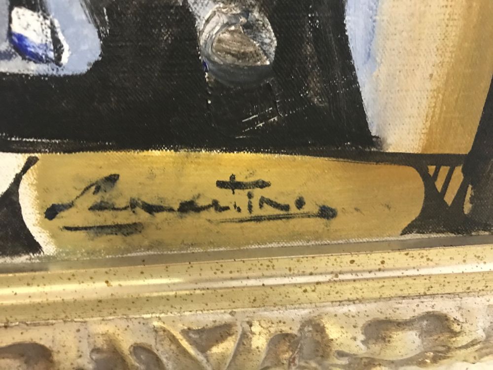 Edoardo Samartino Öl auf Leinwand Original sehr schön Kaufen auf Ricardo