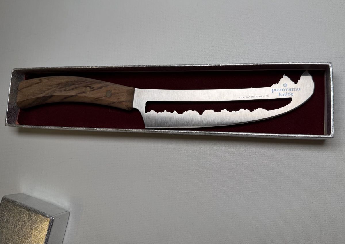 Panorama Knife Küchenmesser: Panorama Knife Schweiz Käsemesser Holz – Neu (gemäss Beschreibung) aus Rombach von vir_2dsd 1