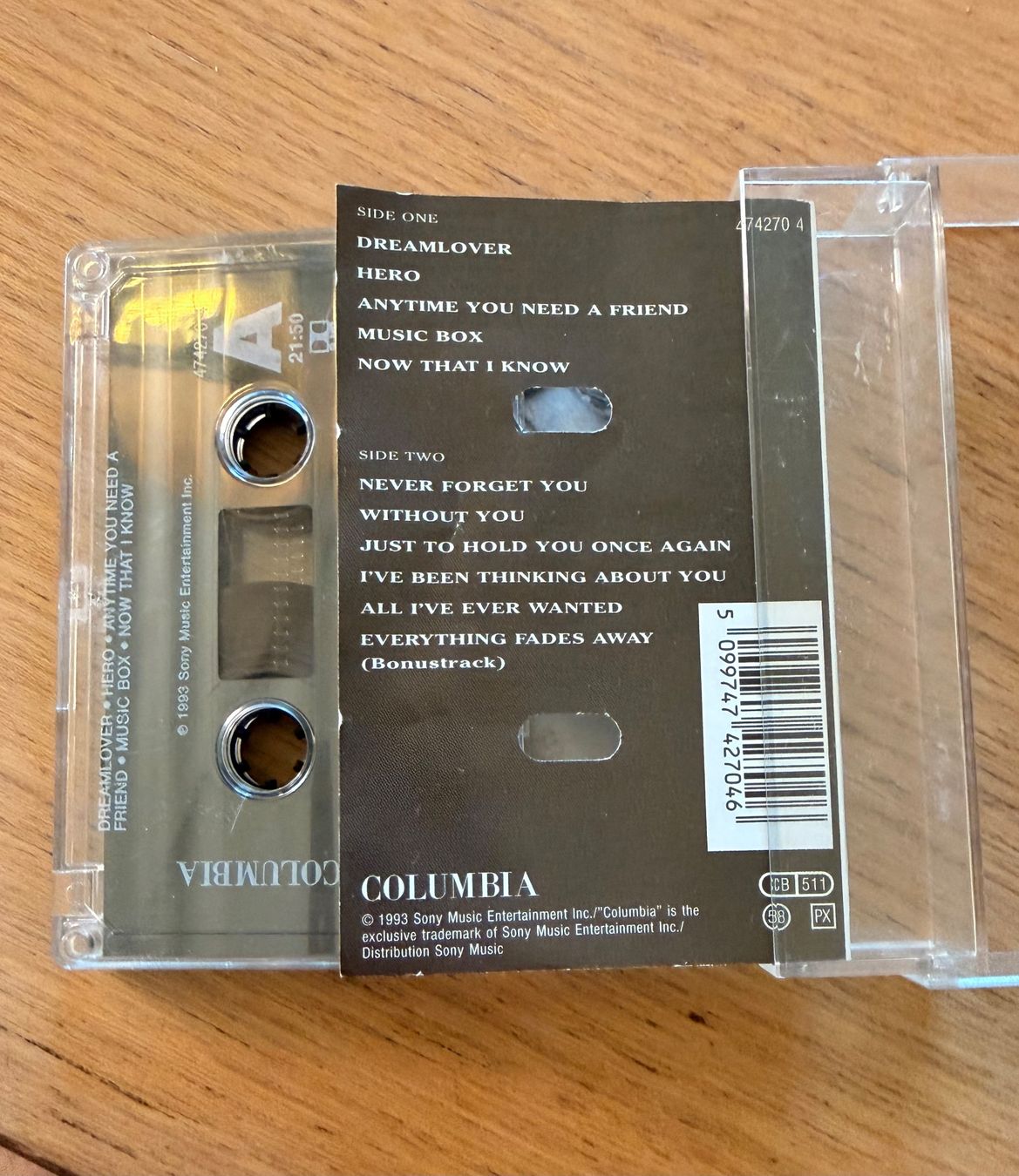 Musicassette: Mariah Carey Music Box K7 – Usato da Lausanne venduto da davzic 2