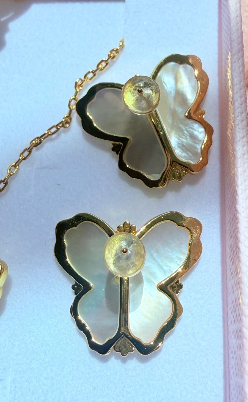 Sonstiger Schmuck: Parure Papillon Nacré – Neu und originalverpackt aus St-Maurice von Sandrinette123 4
