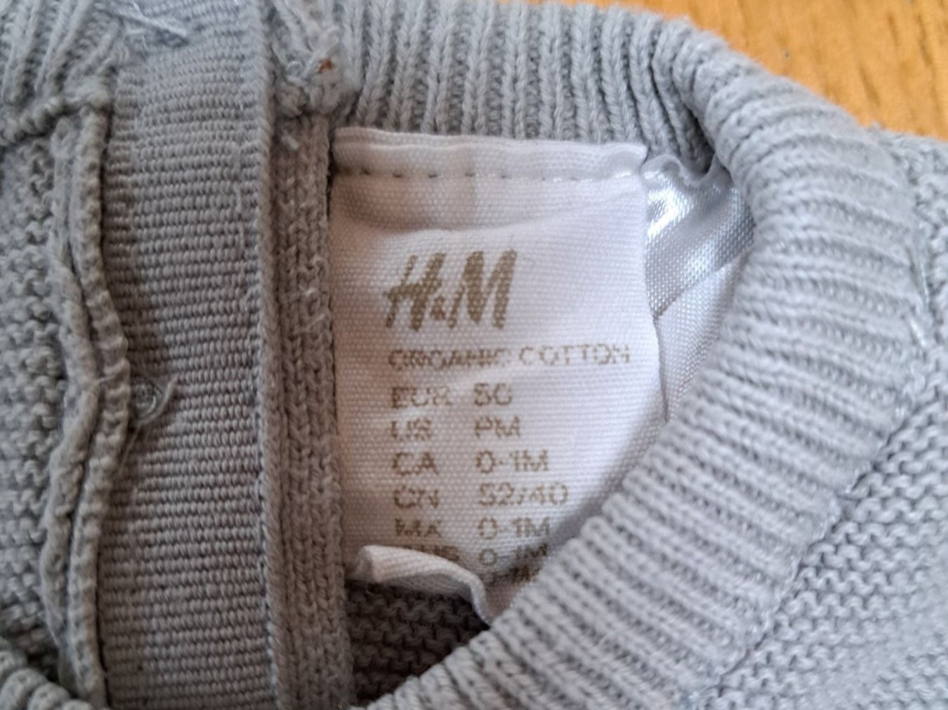 H&M Pantaloni: 2 teiliges Baumwollset, Babyhose und Pullover, Gr.50 – Nuovo (secondo la descrizione) da Büren an der Aare venduto da trecine 1