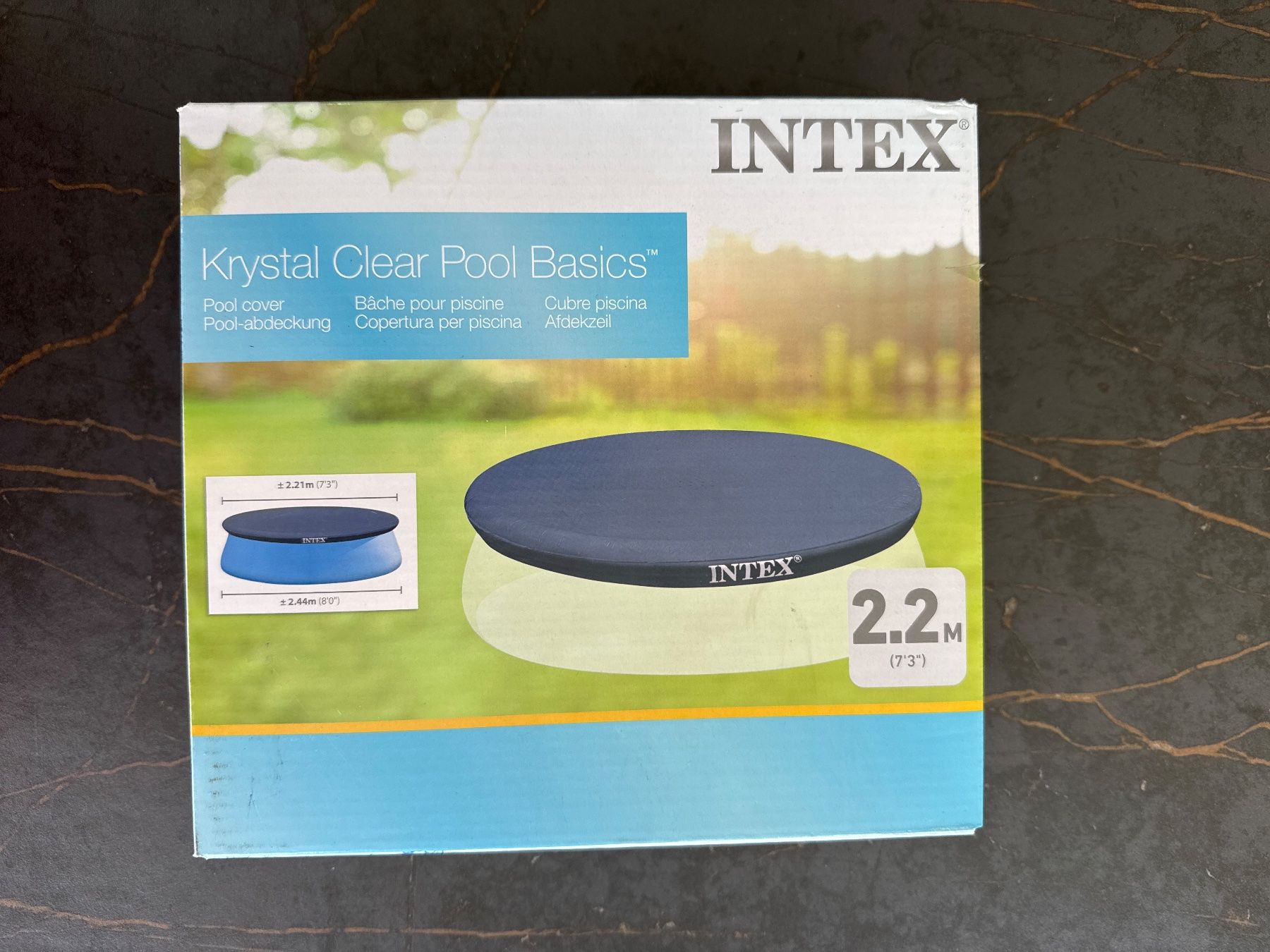 Intex Piscine: INTEX Pool Abdeckung 2.2m Krystal Clear Pool Basics Neu – Nuovo e nell'imballaggio originale da Bassersdorf venduto da Zysti