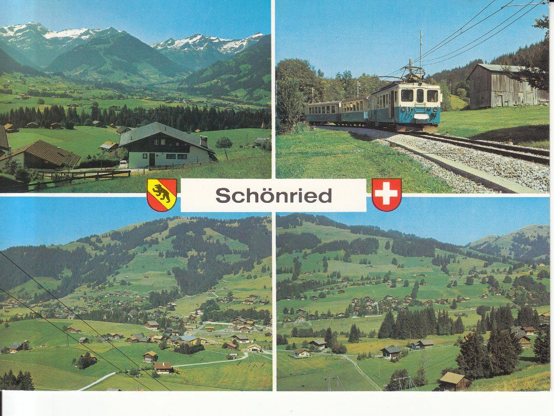 Ansichtskarten: Schönried 1981 – Gebraucht aus Bürglen TG von StampGraf
