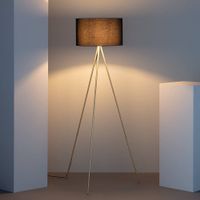 Stilvolle Stehlampe mit schwarzem Schirm – neu & unbenutzt
