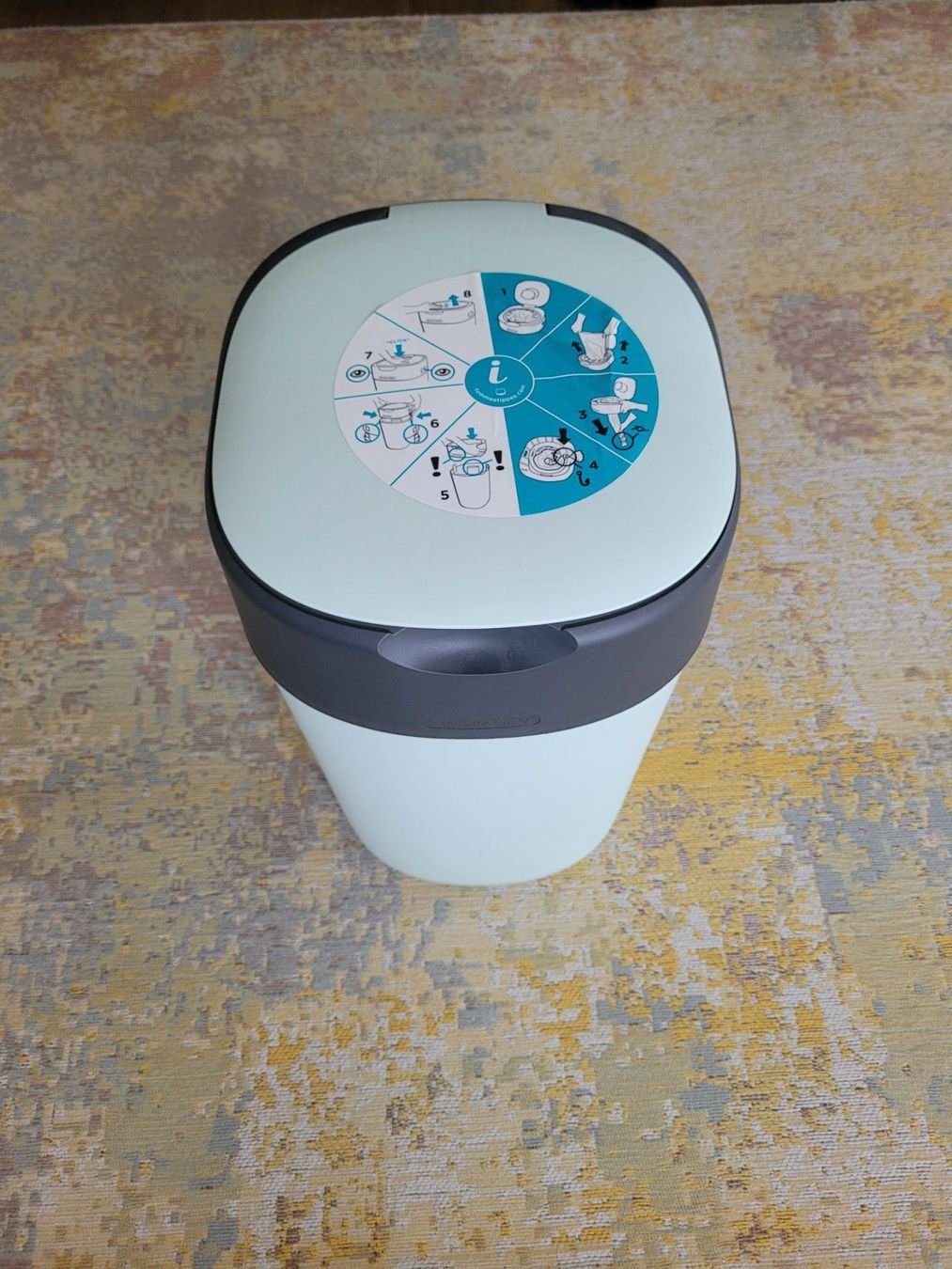 Tommee Tippee Cestini per rifiuti: Windeleimer Tommee Tippee Twist & Click Advanced, Grün – Usato da Baar venduto da rjfhz90 1