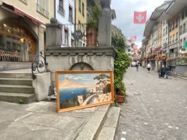 Grosse Bild 200x110cm A.Enderli Jg 1947  lieferung gratis