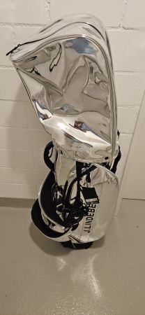 J.Lindeberg Golftasche silber, top Zustand, Saison-Angebot!
