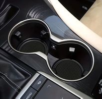 2x Anti-Rutsch Getränkehalter Auto Untersetzer Schwarz 7cm