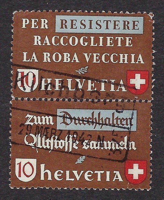 Tutti i francobolli: Altstoffverwertung 1942 – Usato da Luzern venduto da Einh0rn 1