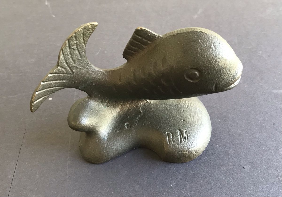 Statuette: Figurine poisson bronze RM 11cm occasion – Usato da Penthaz venduto da Petrus45 5