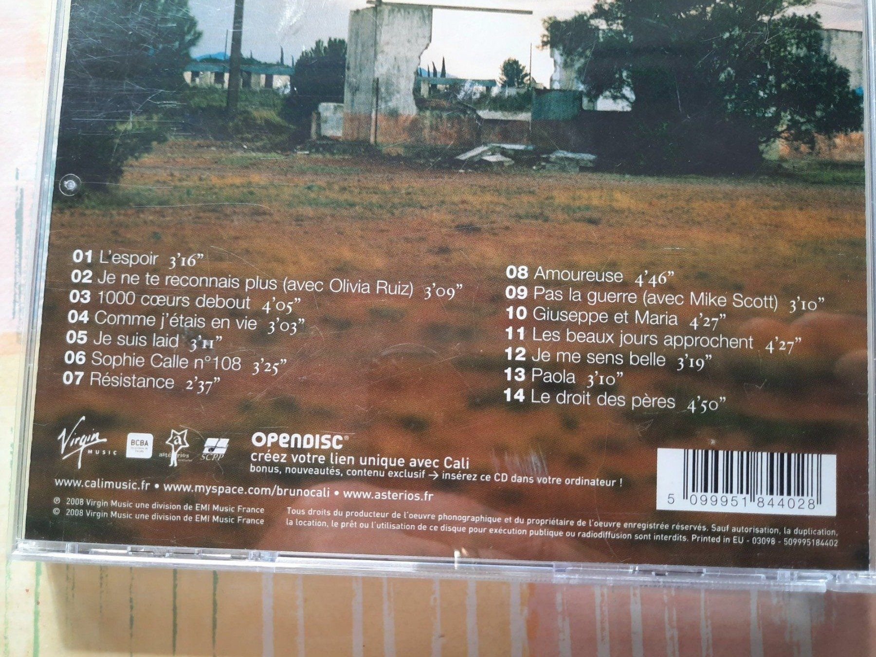 CD: CD Cali - L'espoir – Usato da Pully venduto da bro_n52j 2