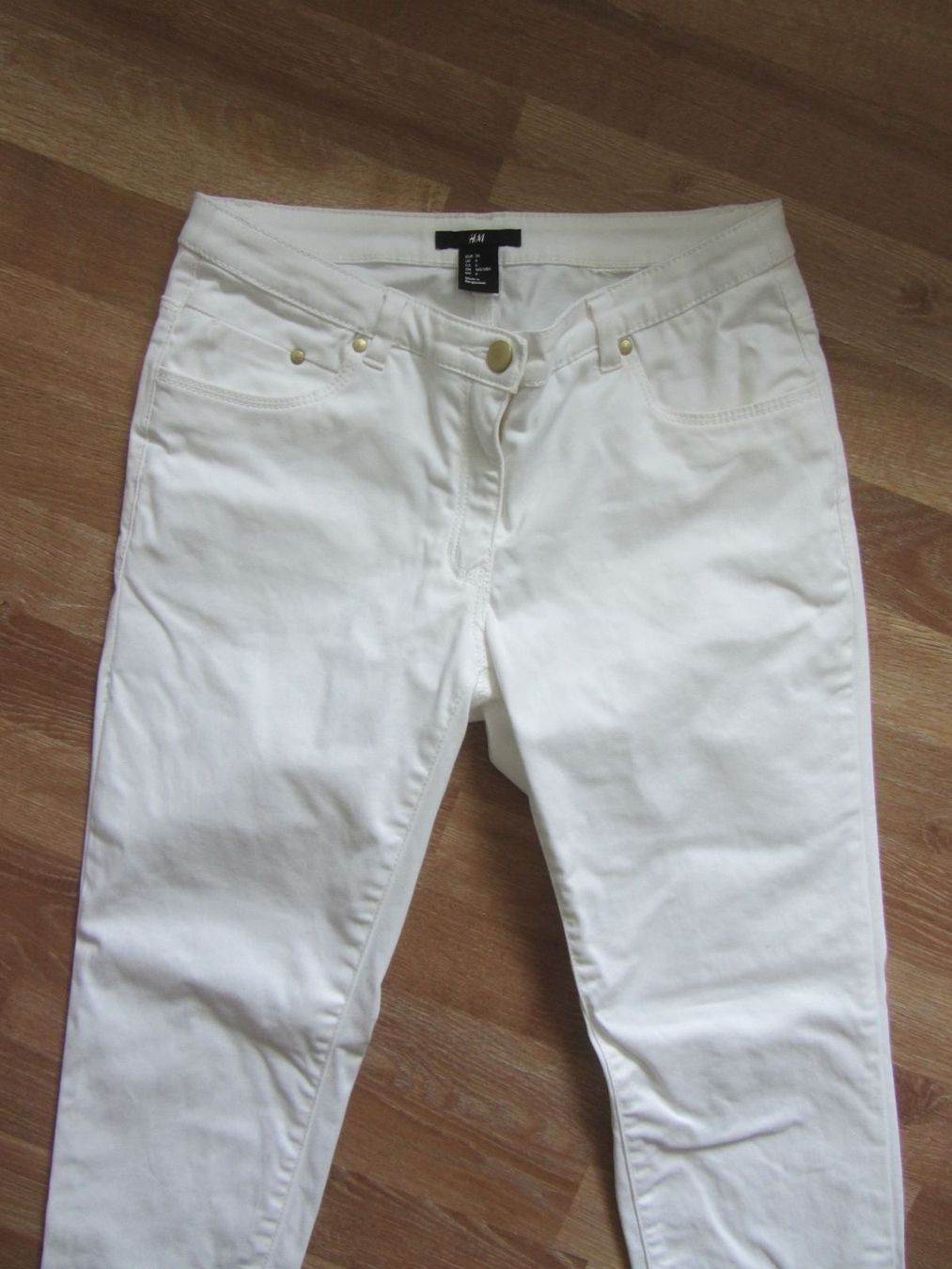 H&M Jeans: Jeanshose weiss - 36 – D'occasion à Zürich par Diazaio 1