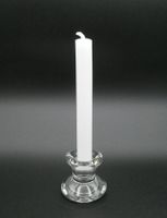 Glas-Kerzenständer für Stabkerze, Höhe 5,5 cm, neuwertig
