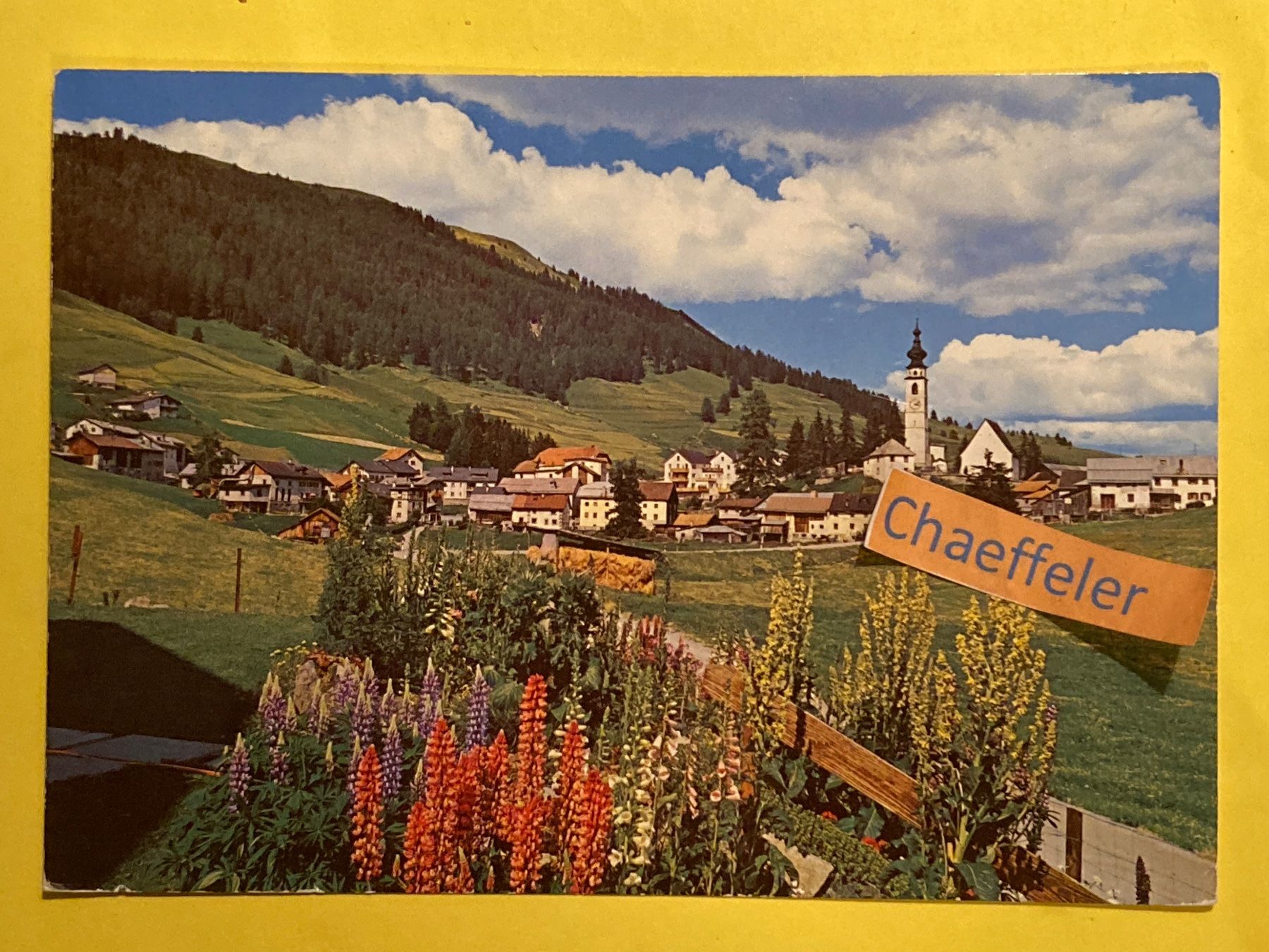 Ansichtskarten: 1985 Ftan, Engadin – Gebraucht aus Zürich von Chaeffeler