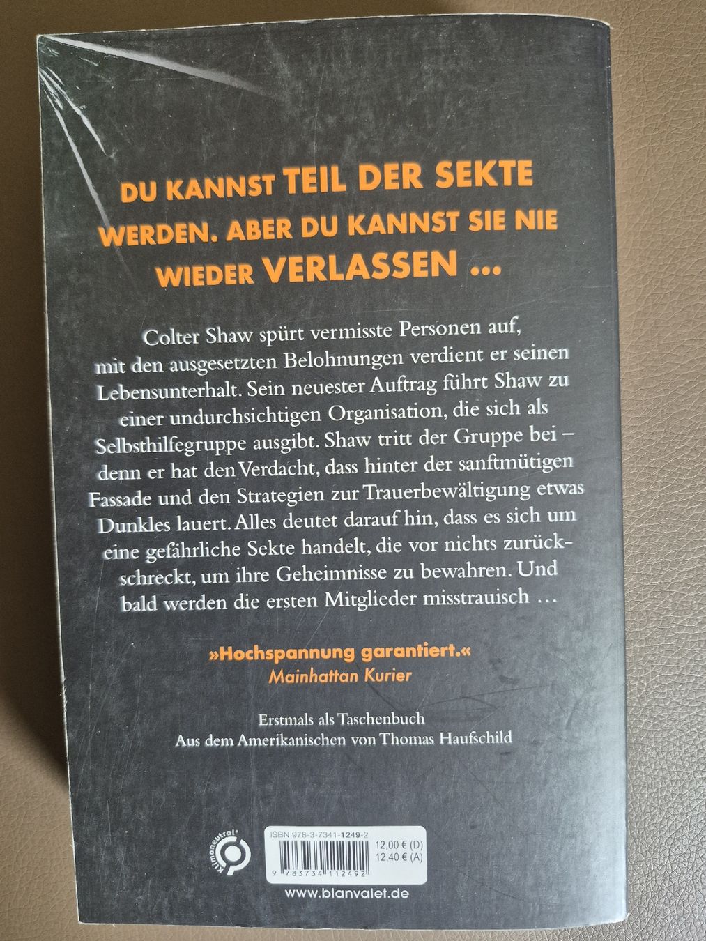 Libri: Jeffery Deaver Der Böse Hirte Taschenbuch – Usato da Speicher venduto da Jodel100 1