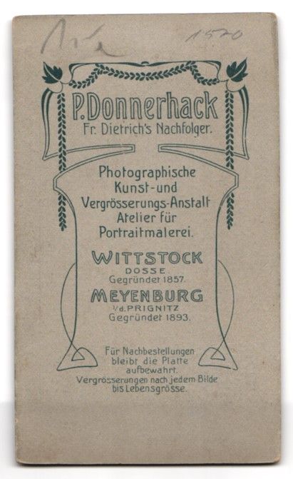 Photos & affiches: Fotografie P. Donnerhack, Wittstock / Do – D'occasion à Berlin par bartko-reher 1