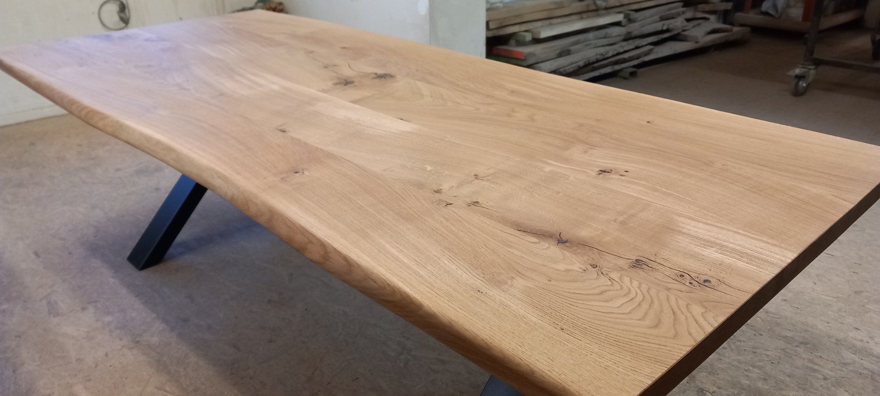Tavoli: Schweizer Massivholztisch aus Eiche rustikal 260x110cm – Nuovo (secondo la descrizione) da Altishofen venduto da Rossi464 5