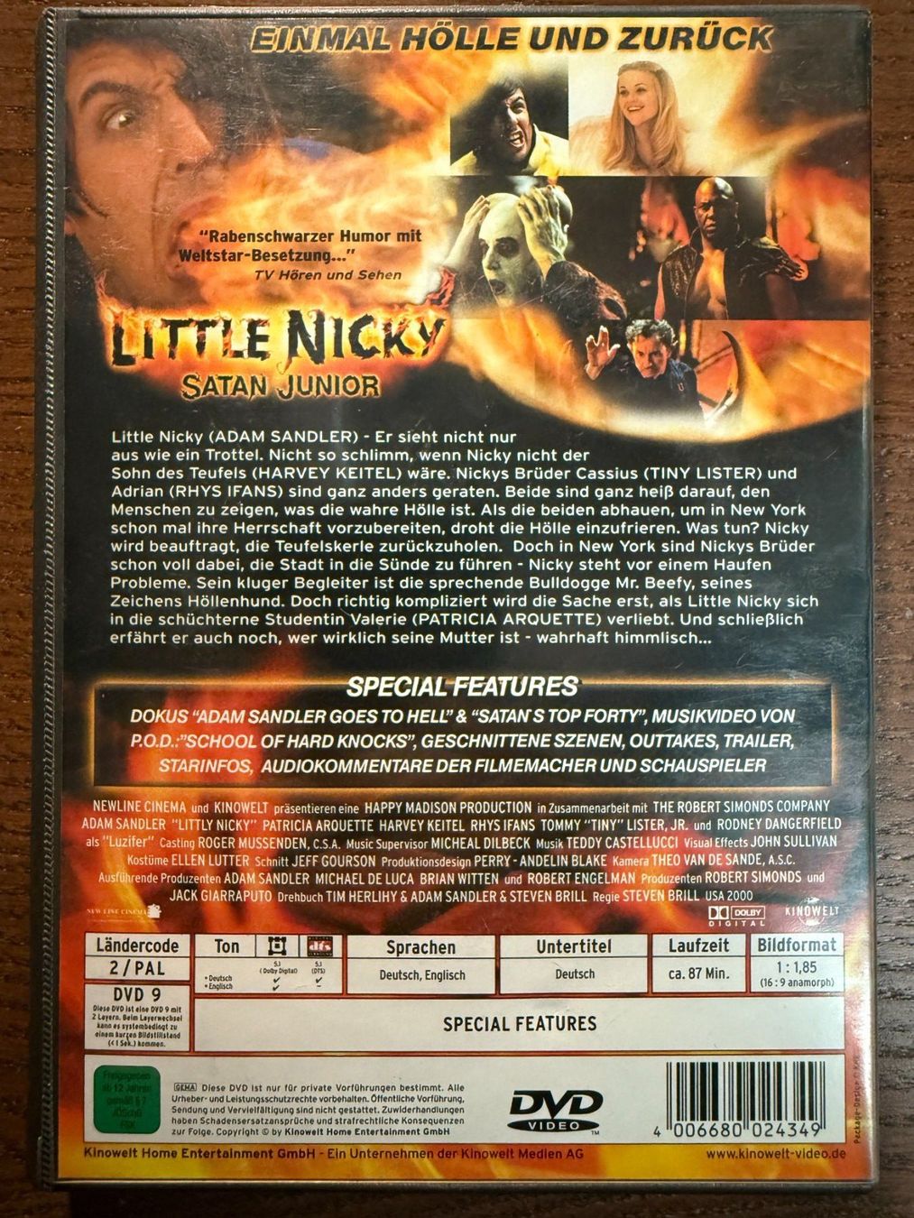 Alle DVDs: Little Nicky - Satan Junior – Gebraucht aus Zürich von FilmFreunde 1