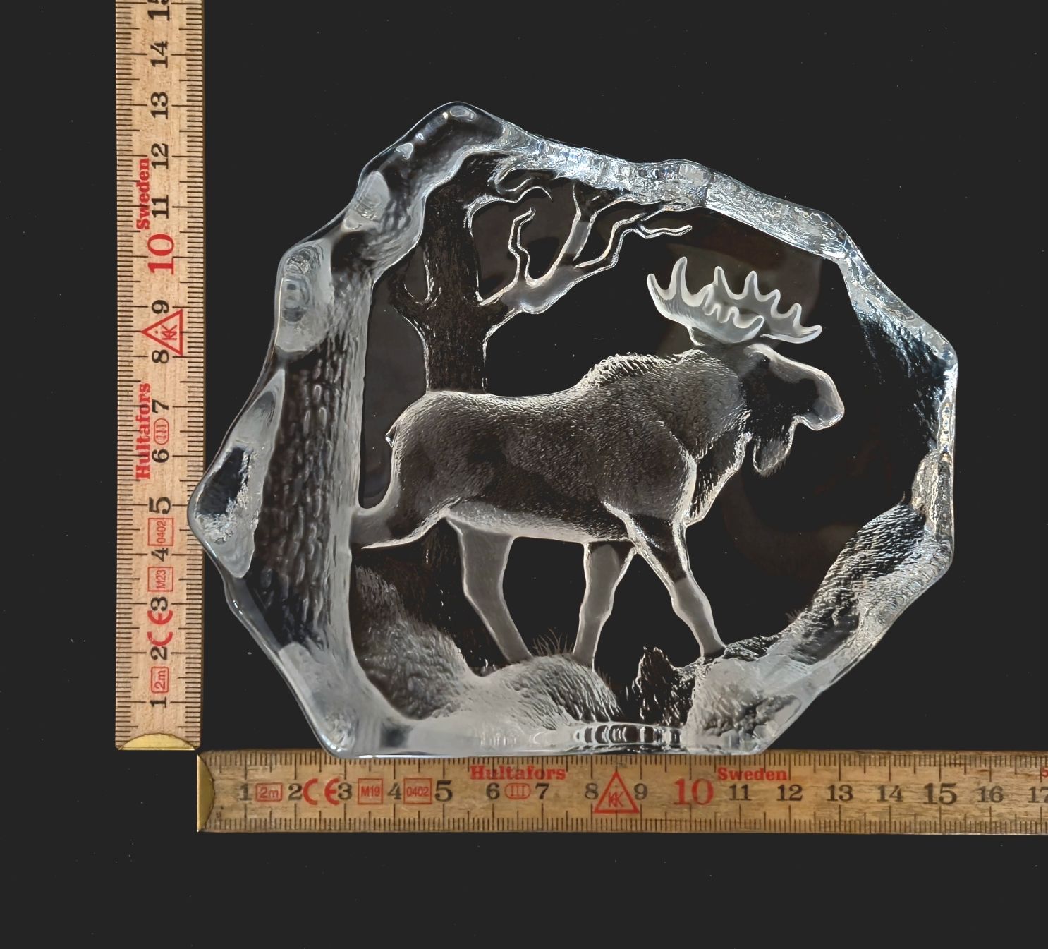 Sculture & Statue: Bull Moose - Crystal Sculpture | 33566 – Nuovo (secondo la descrizione) da Flums venduto da TheNorthMan 1
