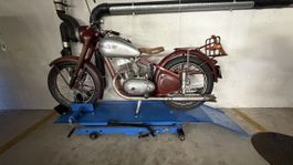 Güde Motorrad Montagerampe GMR 360 bis 360 kg blau