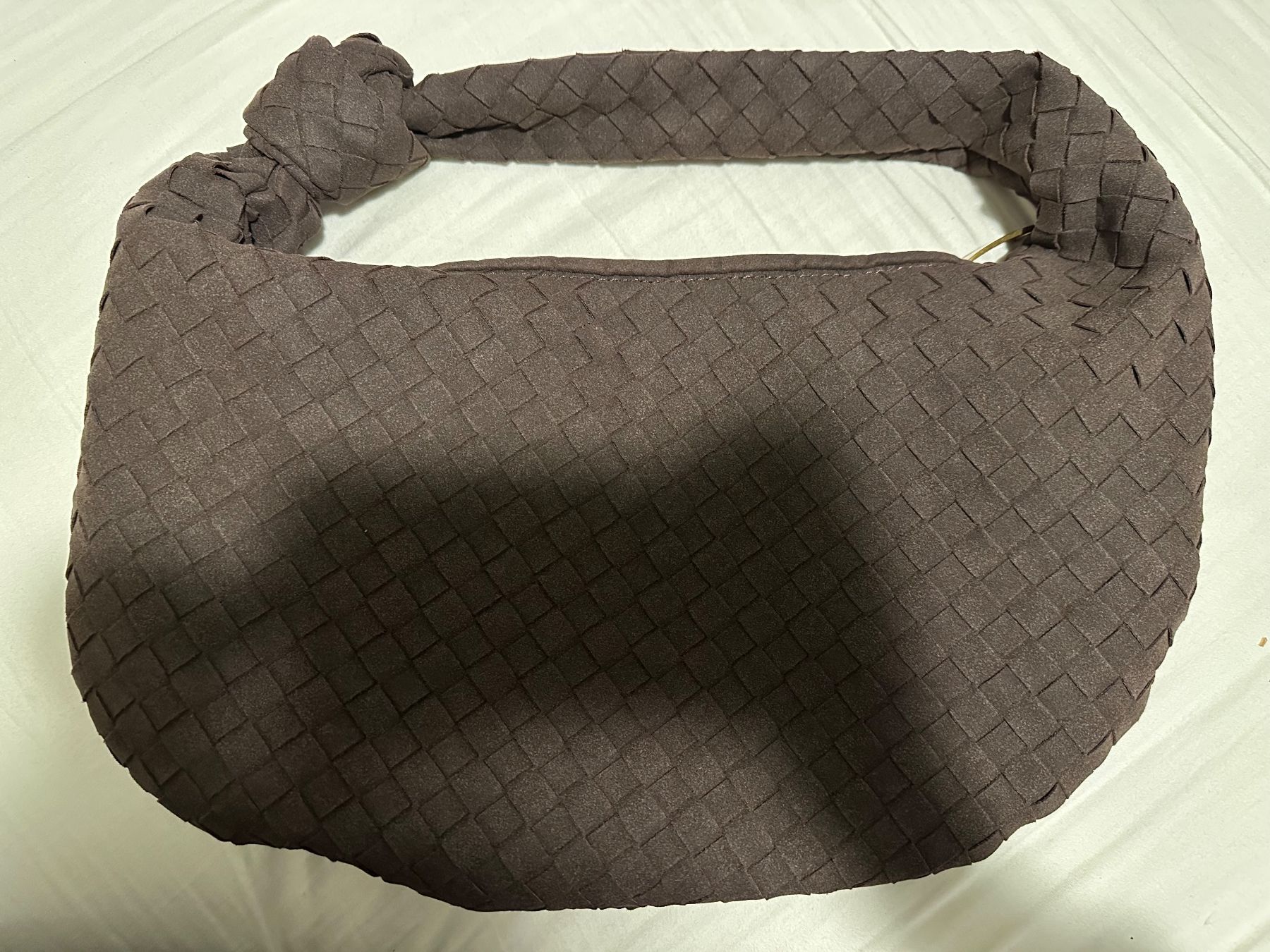 Borse da donna: Schokobraune Tasche (Wildlederoptik) – Nuovo (secondo la descrizione) da Feldbrunnen venduto da keinName24 3