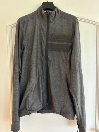 Original Windbreaker von SHIMANO, grau-meliert, Gr. M