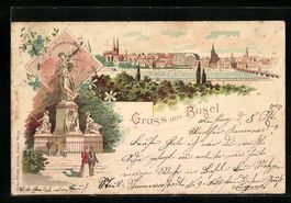 Litho Basel, St. Jacobs-Denkmal, Ortsans