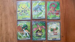 Set of 6 Ultra Rare Pokemon Cards