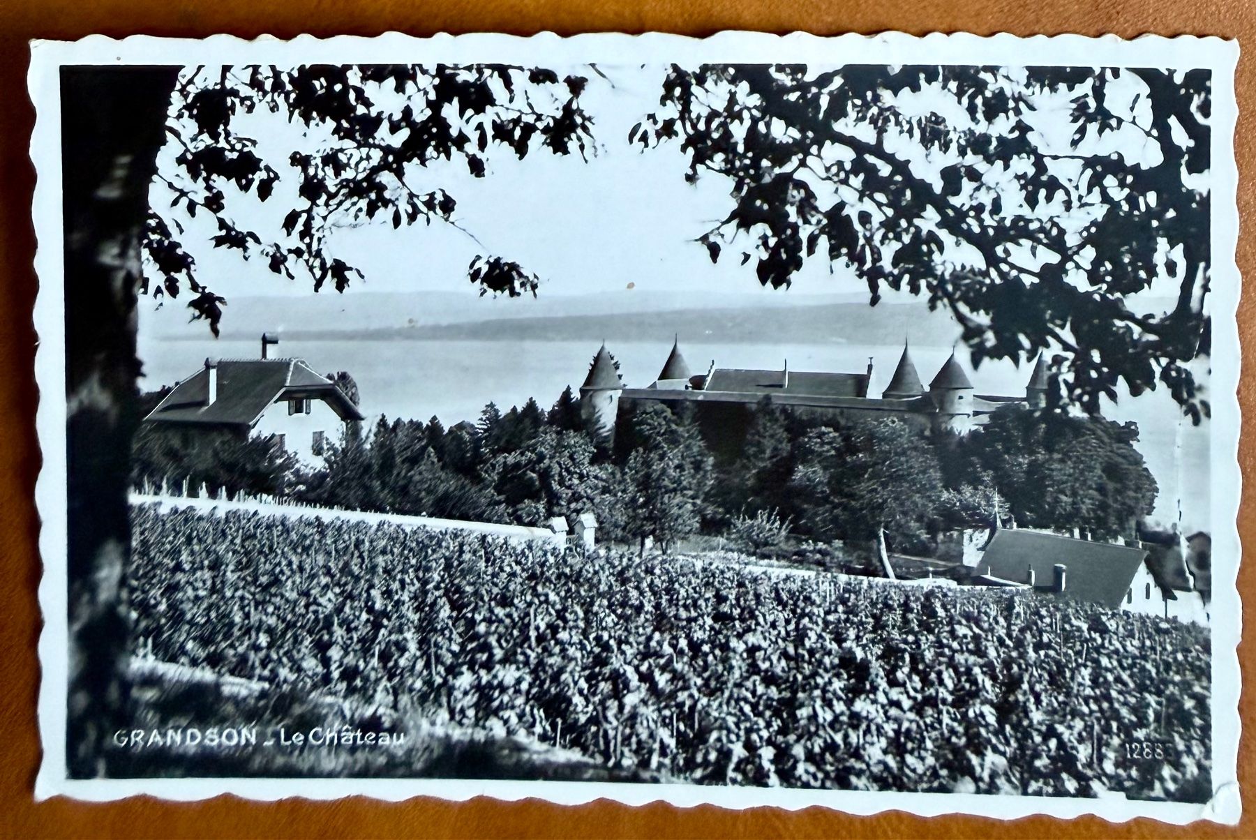 Cartoline postali: Grandson - Le château 1940 – Usato da Lutry venduto da Ediego