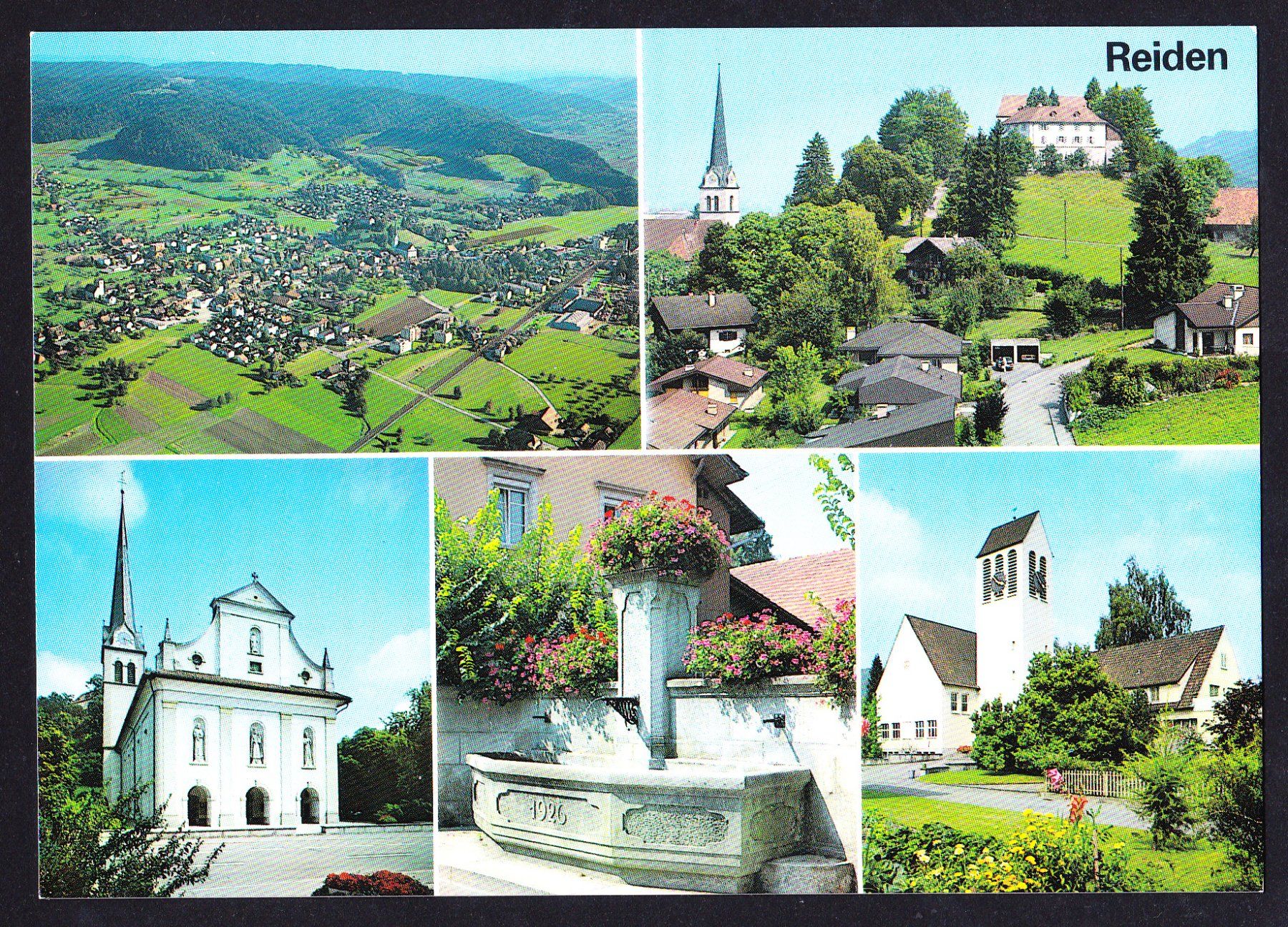 Cartoline postali: Reiden, ungelaufen – Usato da Obfelden venduto da Funke2