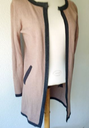 GC FONTANA CARDIGAN STRICKJACKE TAUPE M JACKE top zu JEANS