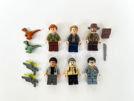 Lego Jurassic World Isla Nublar Legend Minifigures + Dinos