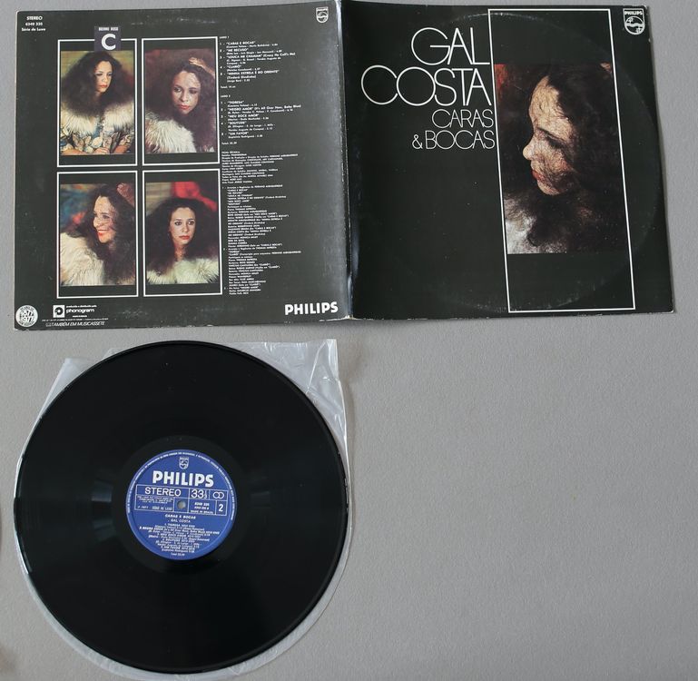 LP, Brazil, Gal Costa, Caras & Bocas, Philips 1977 | Kaufen auf Ricardo