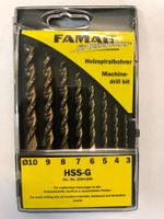 Holzspiralbohrer-Satz FAMAG HSS-G 8-tlg.